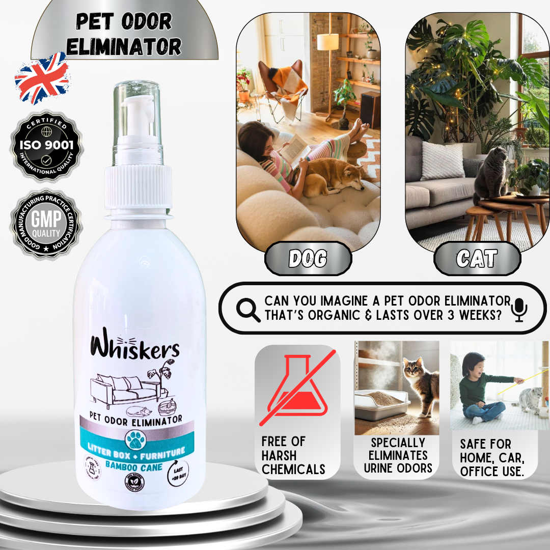 Whiskers Pet Odor Eliminator for Dogs & Cats