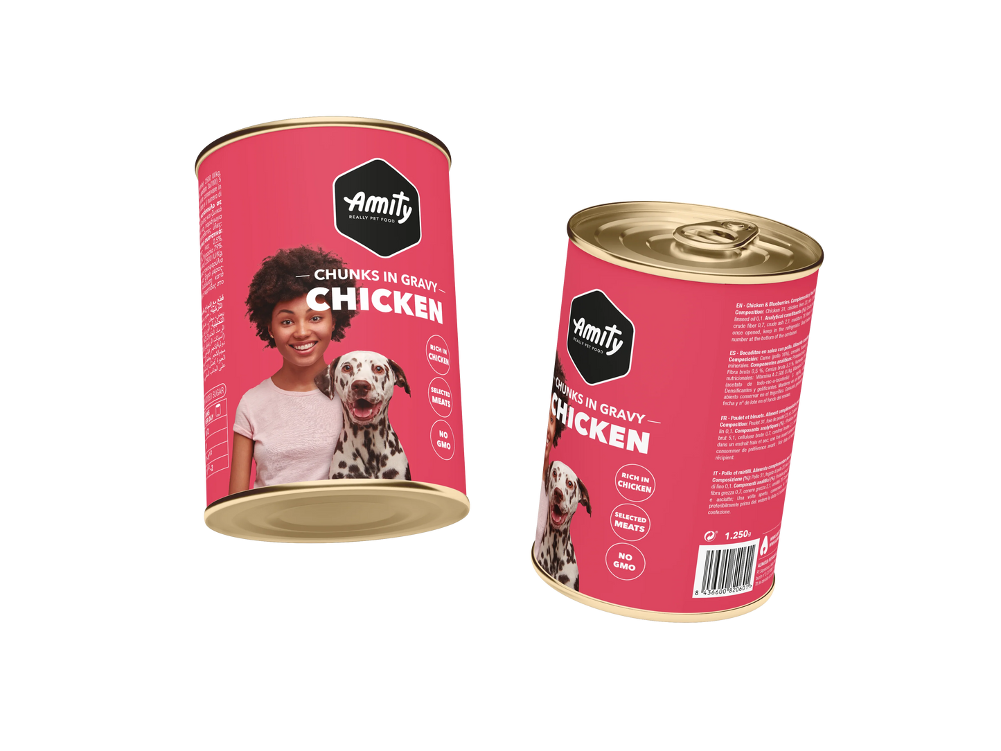 AMITY - DOG CHICKEN CHUNKS IN GRAVY 415g