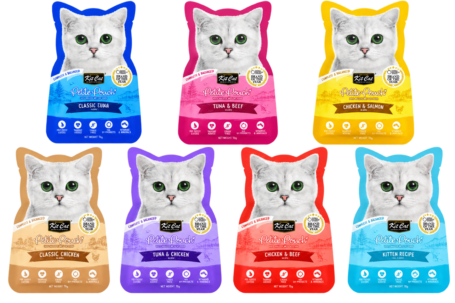Kit Cat Petite Pouch Wet Cat Food