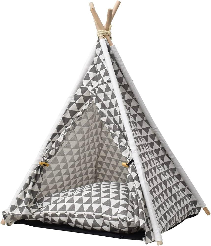 Boho Triangle Teepee Pet Bed