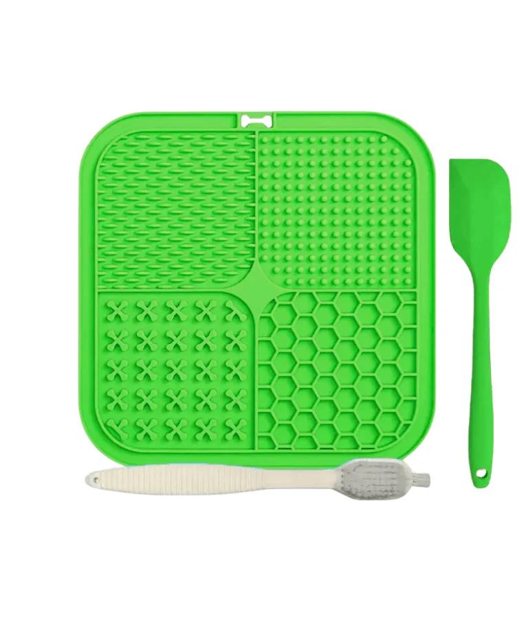 Slow-Feed Silicone Lick Mat Set