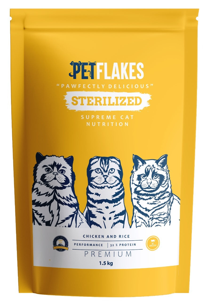 PETFLAKES Maintenance Sterilized Cat Food