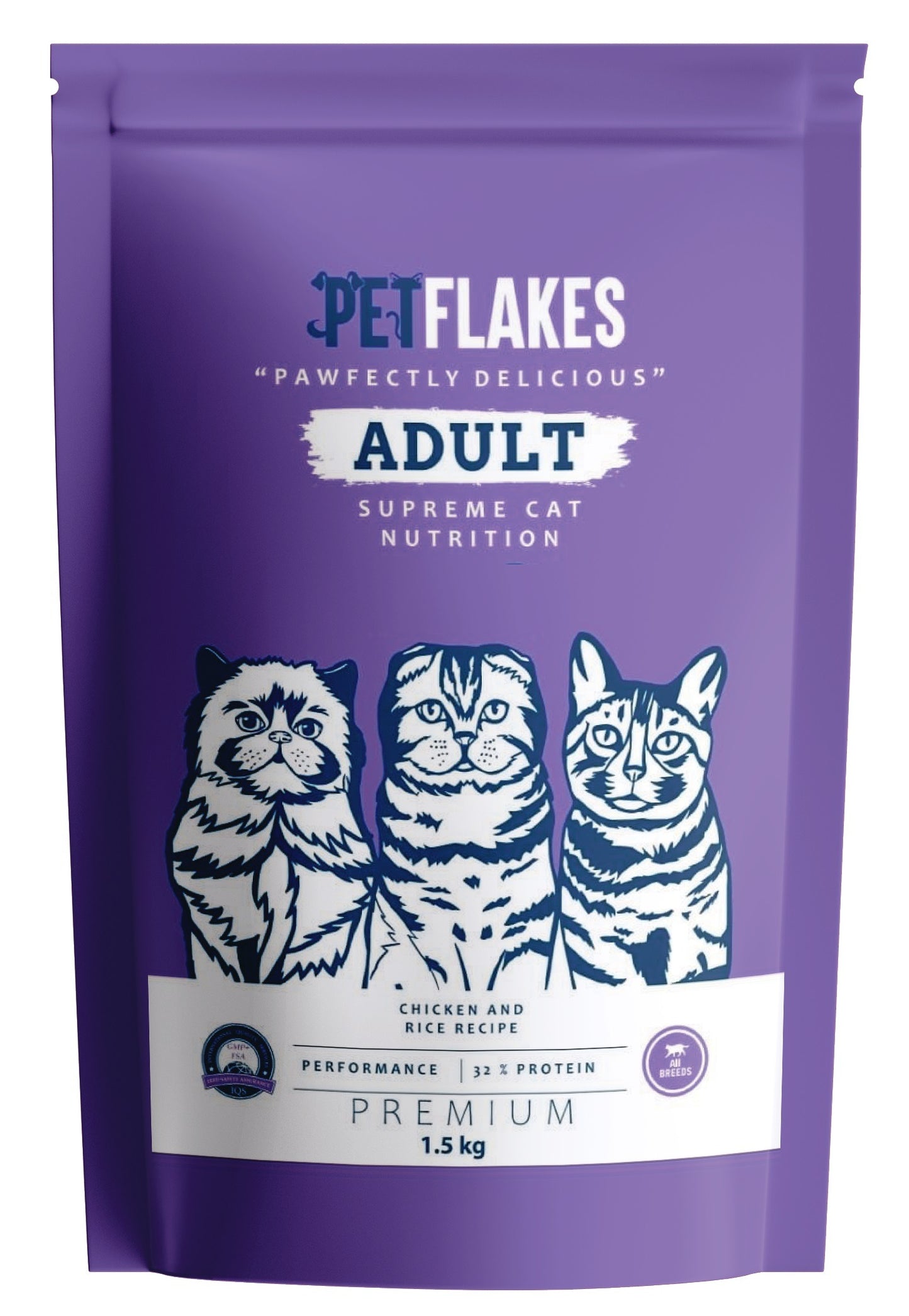 PETFLAKES Performance Adult Cat Food