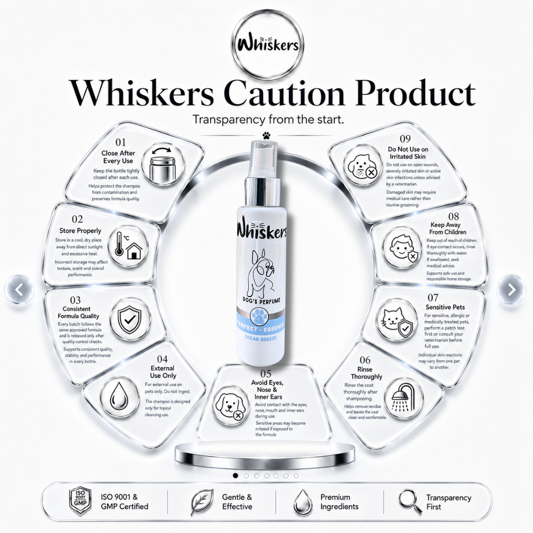 Whiskers Pet Perfume – Ocean Breeze for Dogs & Cats