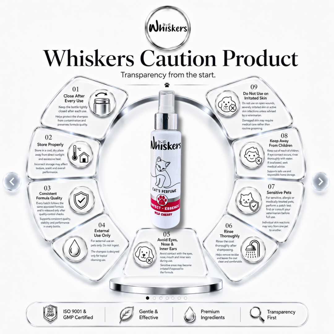 Whiskers Pet Perfume – Wild Cherry for Dogs & Cats