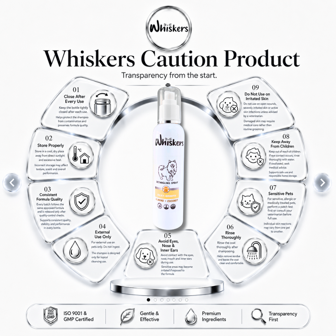 Whiskers Detangling Coconut Spray for Dogs & Cats