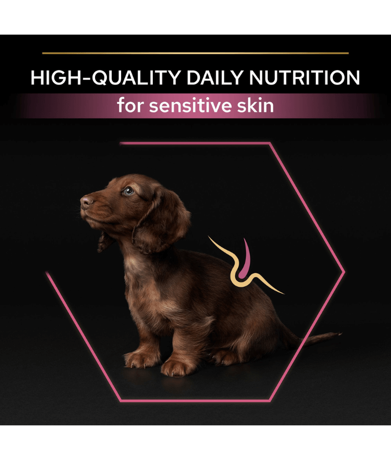 Purina - Pro Plan, Small and Mini Puppy Sensitive Skin Dry Dog food with Salmon 3 kg