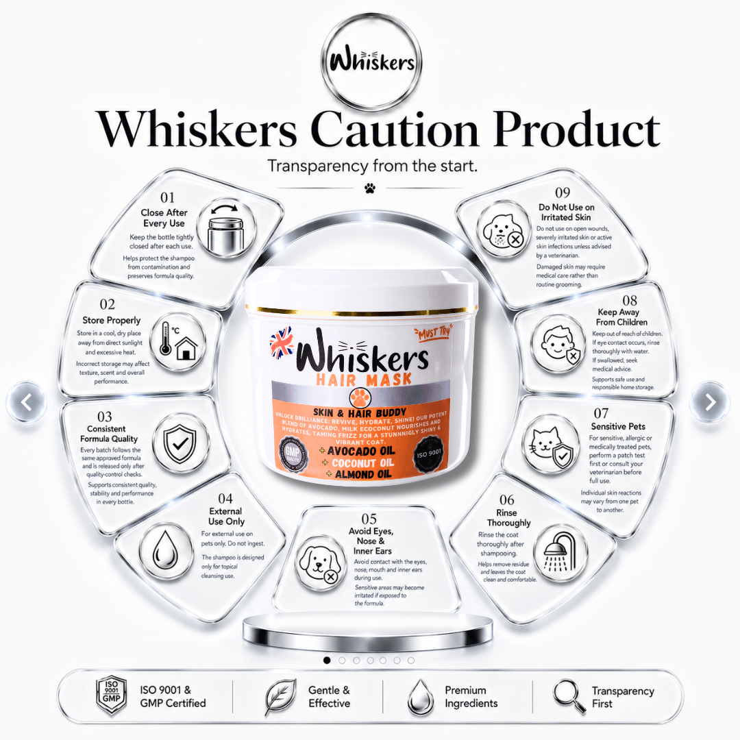 Whiskers Pet Hair Mask – Mango Panna Cota for Dogs & Cats
