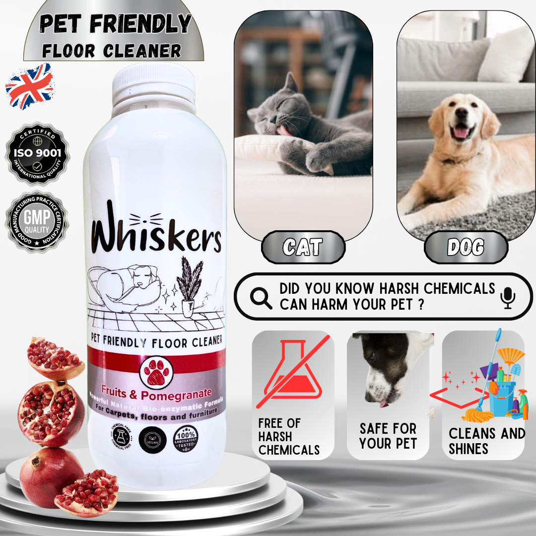 Whiskers Pet Friendly Floor Cleaner – Fruits & Pomegranate for Homes with Dogs & Cats