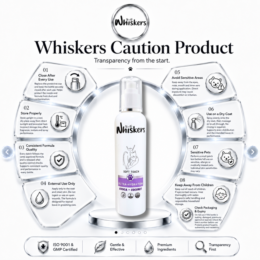 Whiskers Soft Touch Spray – Avoca &amp; Coconut for Dogs &amp; Cats for Dogs & Cats