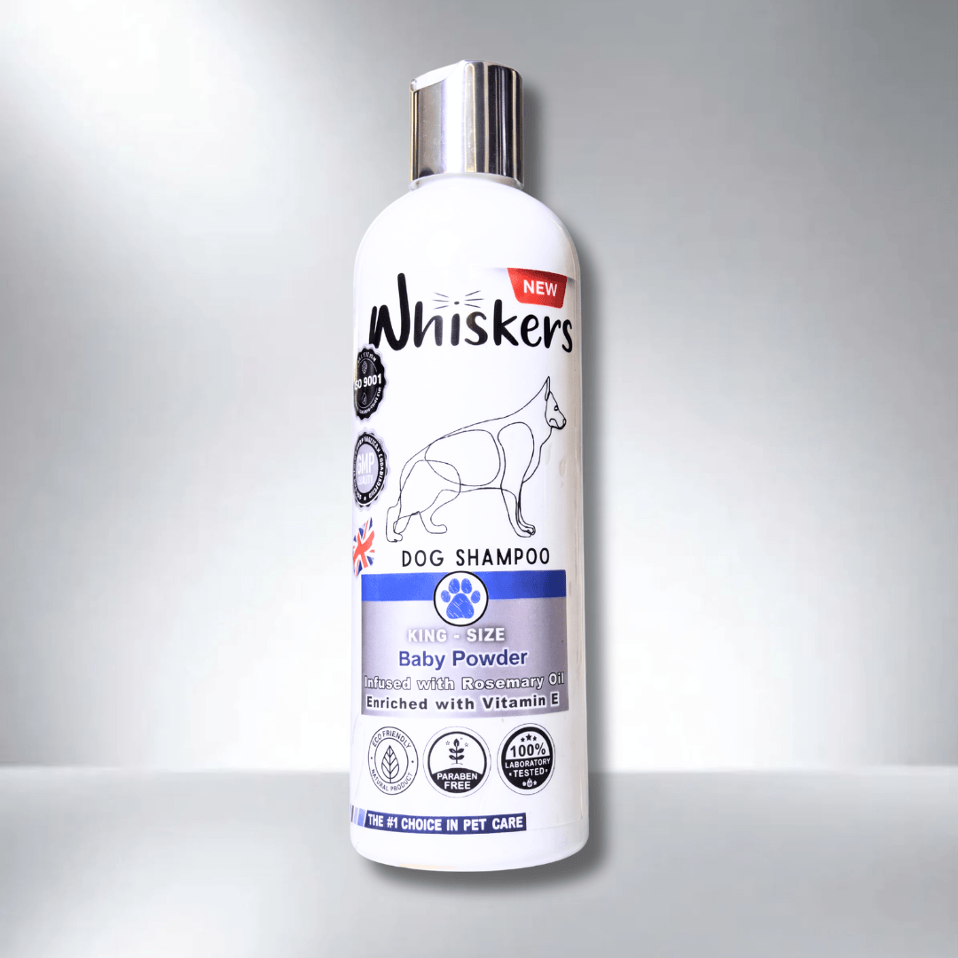 Whiskers King Size Pet Shampoo – Baby Powder  for Dogs & Cats