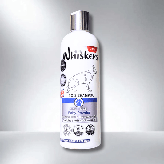 Whiskers King Size Pet Shampoo – Baby Powder  for Dogs & Cats