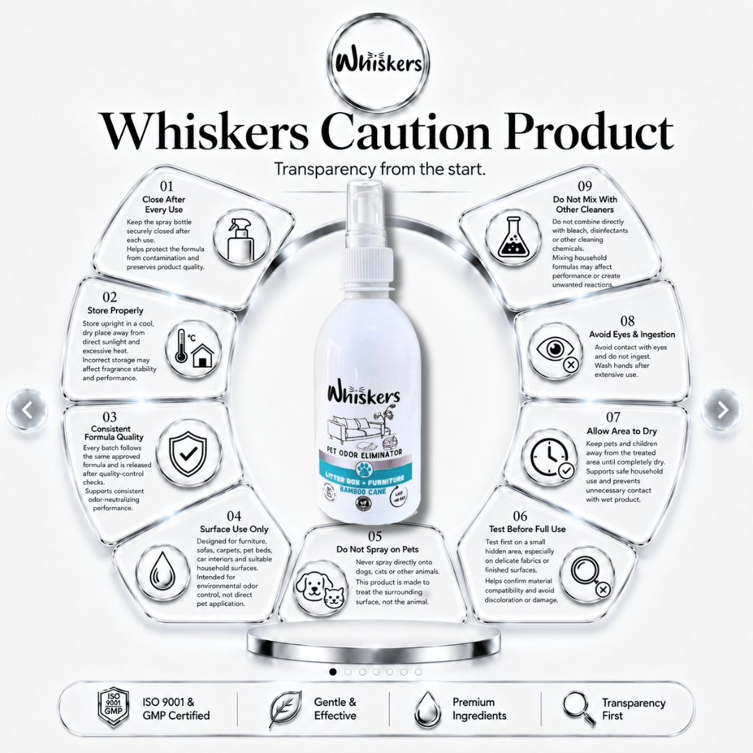 Whiskers Pet Odor Eliminator for Dogs & Cats