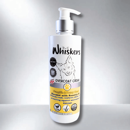 Whiskers Dogs & Cats Conditioner Over Coat Cream -Honey Pumpkin 450 ML