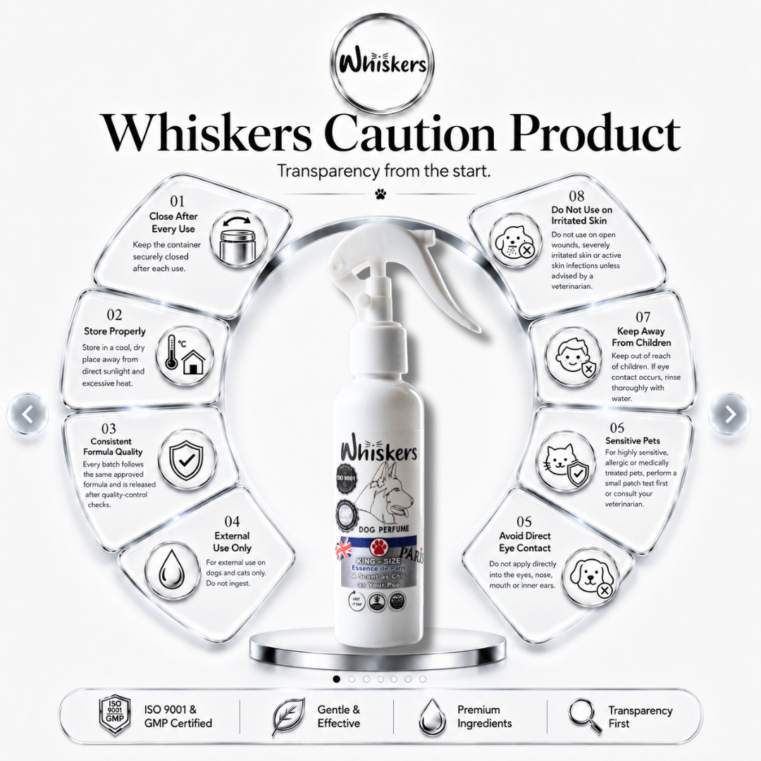 Whiskers King Size Perfume – Paris Scent for Dogs & Cats