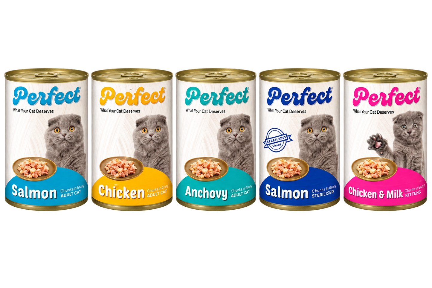 Perfect Chunks in Gravy Canned Cat Food