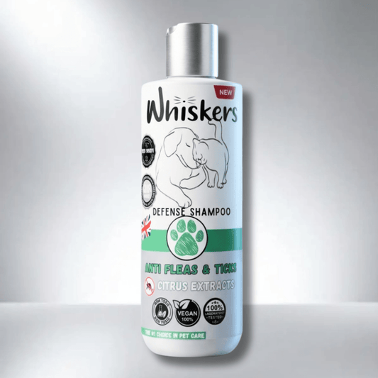 Whiskers Anti Fleas & Ticks Shampoo for Dogs & Cats 450 ML