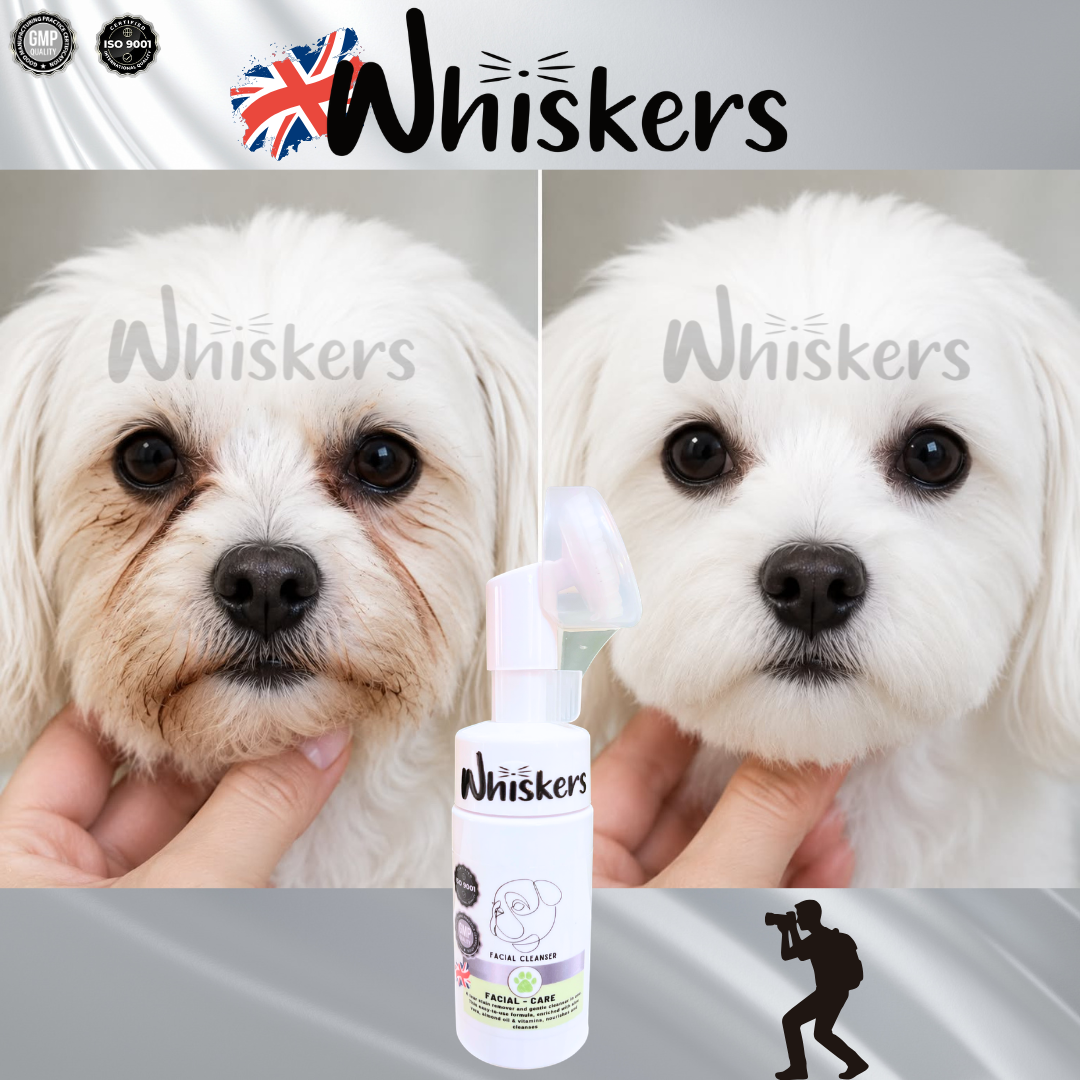 Whiskers Facial Cleanser Brush for Dogs & Cats