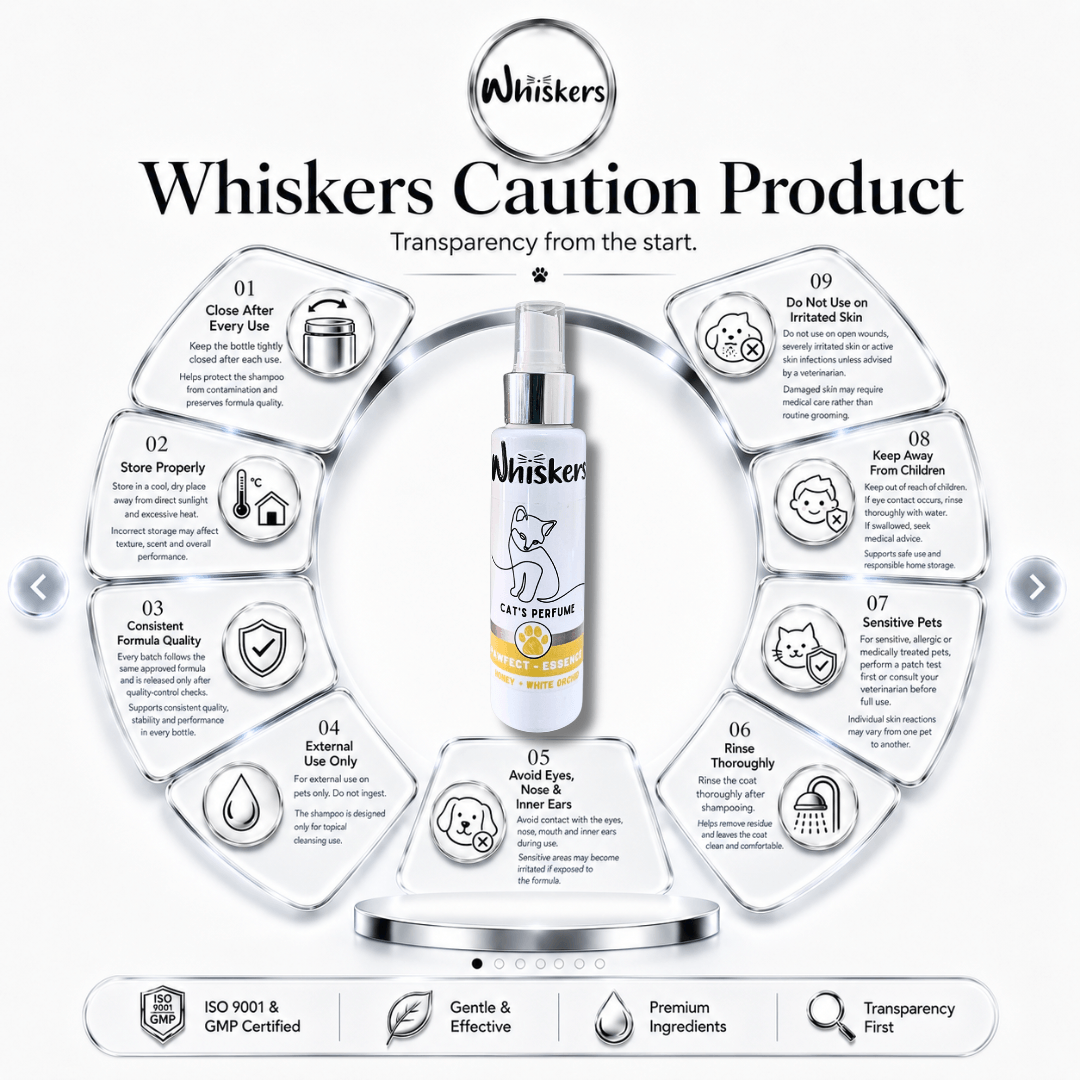 Whiskers Pet Perfume – Honey & White Orchid for Dogs & Cats