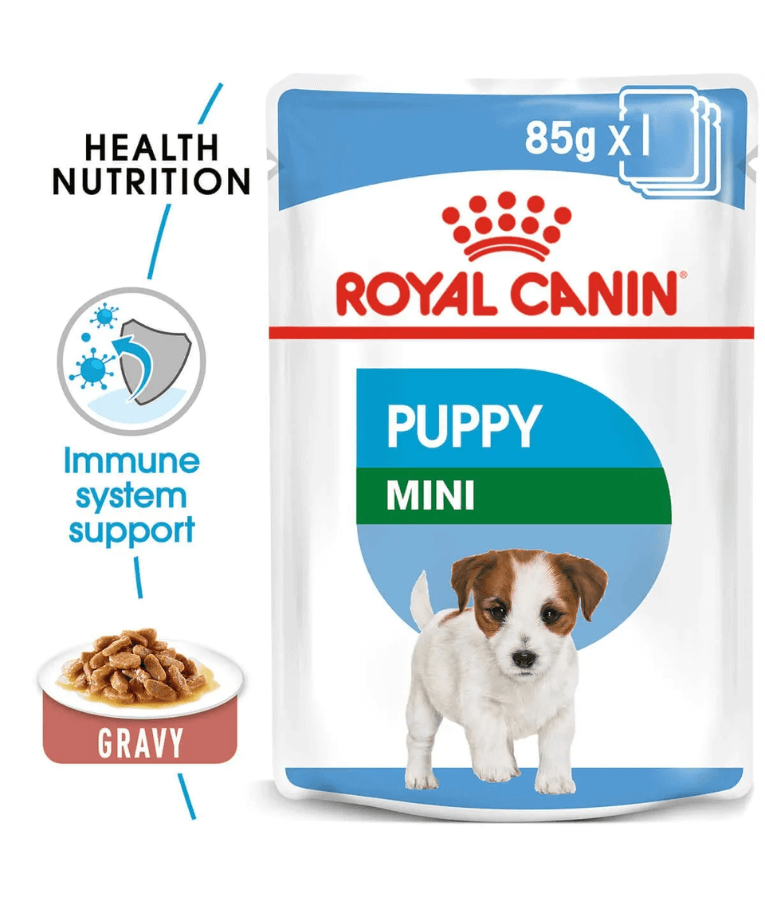 Royal Canin - Mini Puppy Wet Dog Food in Gravy, Immune & Digestive Support, Small Breed Puppy - 85g