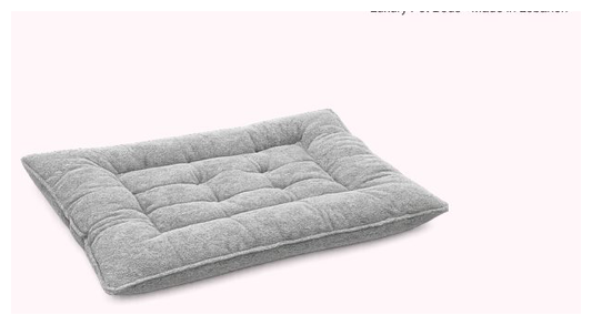 Pink Paw Lounge Mat in grey