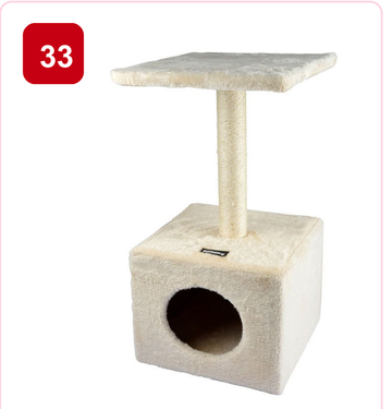 Pink Paw Cat Tree CT33 – cube condo