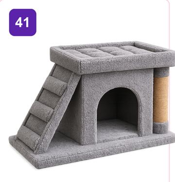 Pink Paw Cat Tree CT41 – triangle cat house