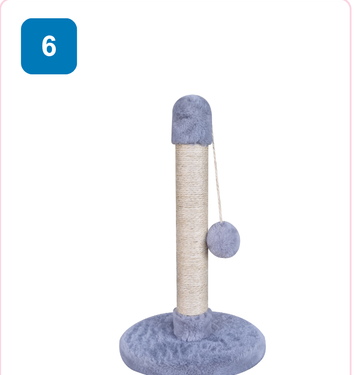 Pink Paw Cat Tree CT6 – compact scratching post