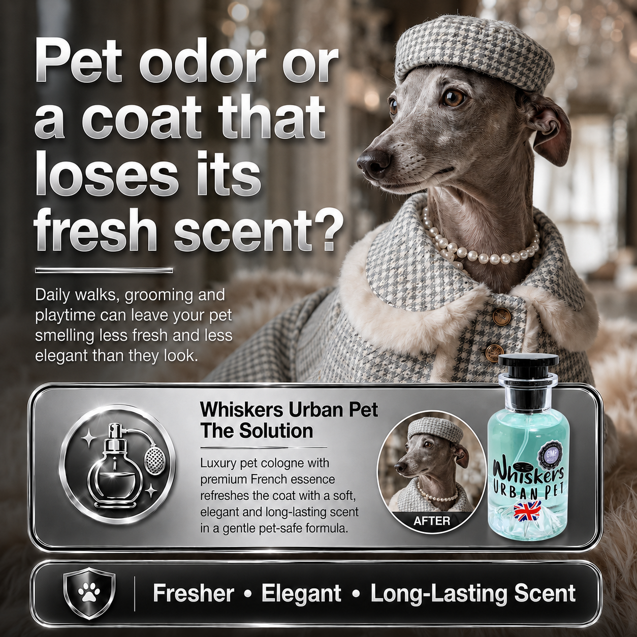 Whiskers Luxury Pet Cologne – Urban Pet for Dogs & Cats