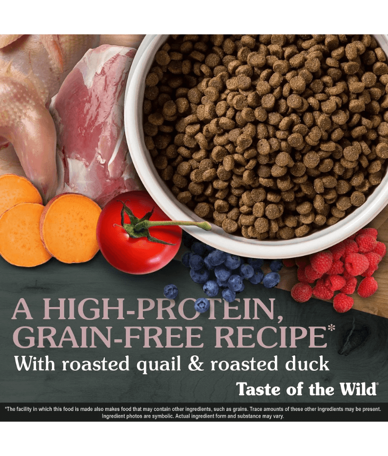 Taste Of The Wild - Lowland Creek Feline Recipe with Roasted Quail & Roasted Duck 2 kg