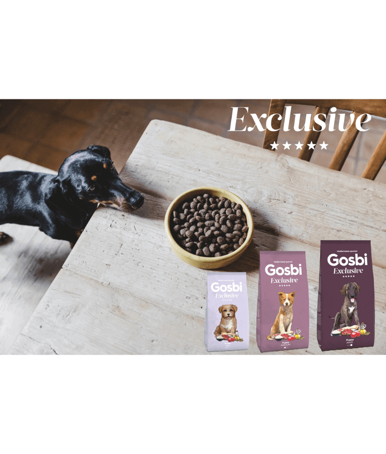 Gosbi - Exclusive, Hypoallergenic Chicken Puppy Dry Dog Food For Medium Breeds 3kg-12kg