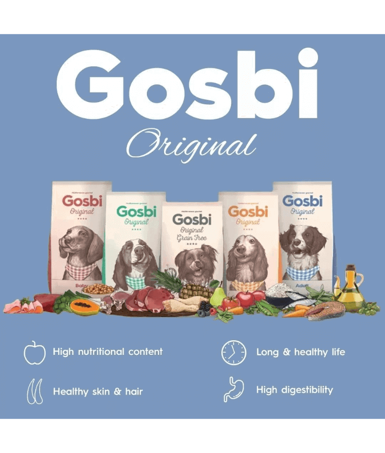 Gosbi - Original, Chicken Adult Dry Dog Food For Mini and Small Breeds 3kg