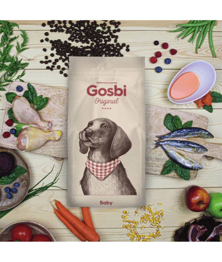 Gosbi - Original, Baby Chicken Dry Dog Food For All Breed 3kg-12kg