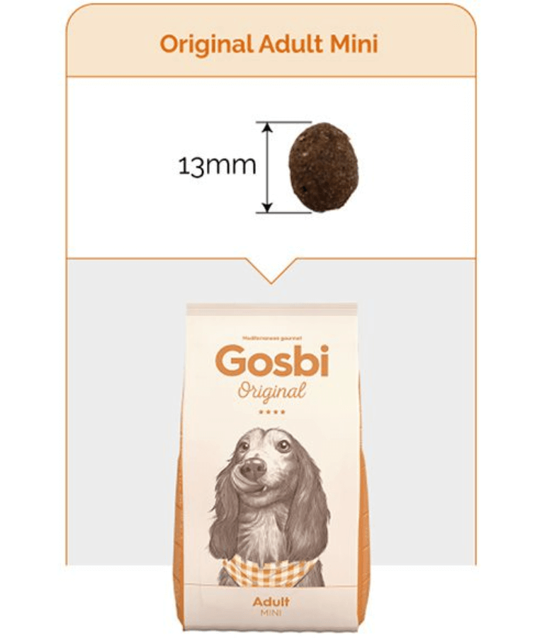 Gosbi - Original, Chicken Adult Dry Dog Food For Mini and Small Breeds 3kg