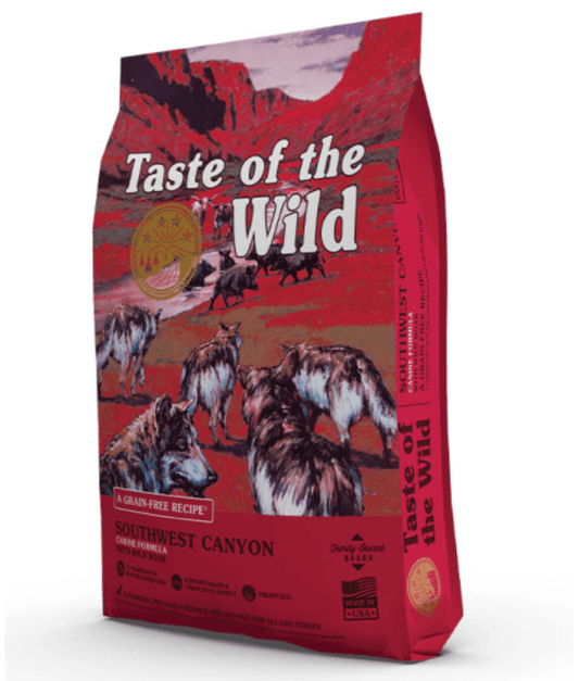 Taste of the Wild - Southwest Canyon - Wild Boar, Beef & Lamb - Grain Free Dry Dog Food - 12.2kg