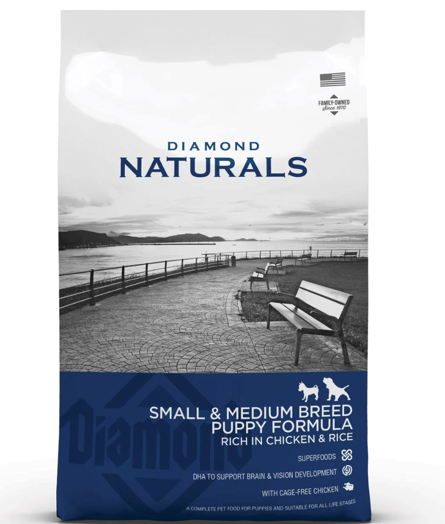 Diamond Naturals - Small & Medium Breed, Puppy Dry Dog Food, With Chicken - 2kg