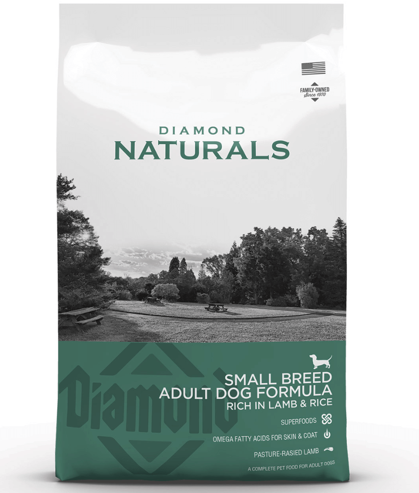 Diamond Naturals - Small Breed, Adult Dry Dog Food, With Lamb & Rice - 2kg