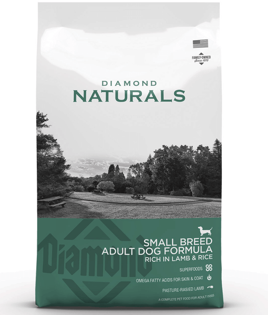 Diamond Naturals - Small Breed, Adult Dry Dog Food, With Lamb & Rice - 2kg