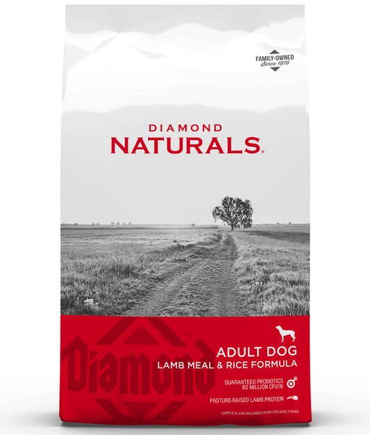 Diamond Naturals - Lamb & Rice Adult Dry Dog Food - 15kg