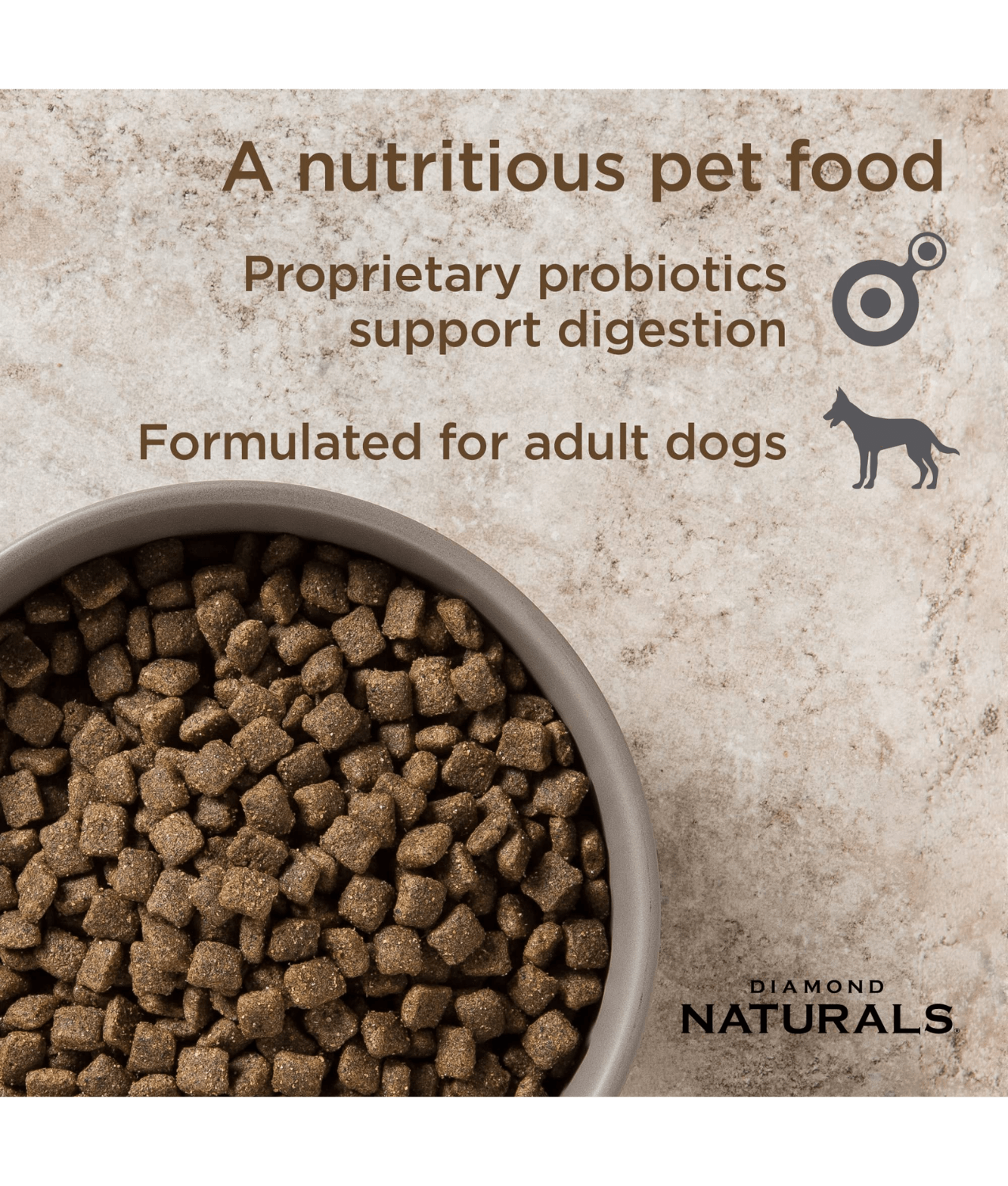 Diamond Naturals - Lamb & Rice Adult Dry Dog Food - 15kg