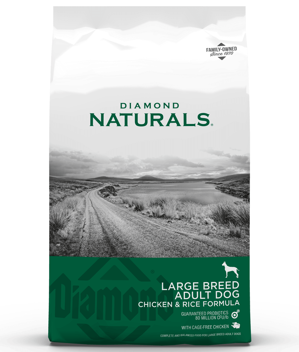 Diamond Naturals - Large Breed, Adult Dry Dog Food With Chicken - 15kg