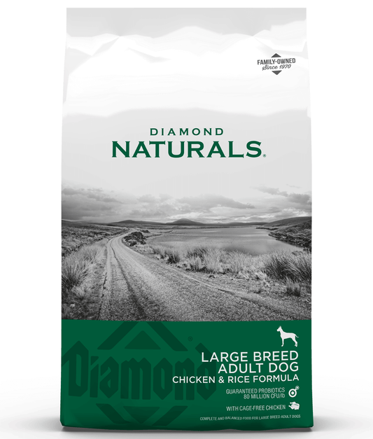 Diamond Naturals - Large Breed, Adult Dry Dog Food With Chicken - 15kg