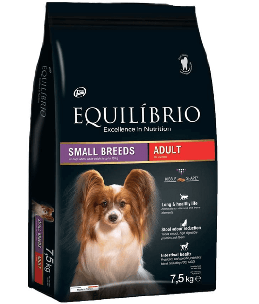 Equilibrio - Small Breed, Adult Dry Dog Food, With Poultry - 2kg, 7.5kg