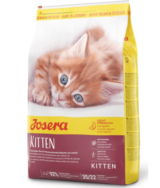 Josera – Kitten Dry Cat Food – For Kittens & Lactating Mothers, Gentle Digestion, Healthy Growth & Shiny Coat – 2kg
