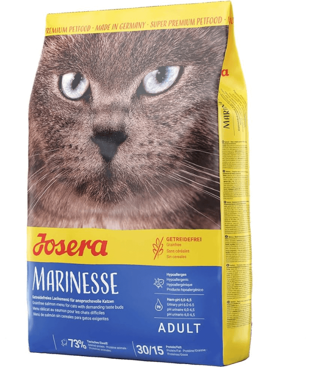Josera – Marinesse Grain-Free Dry Cat Food – Hypoallergenic Salmon Formula for Sensitive Cats – 2kg