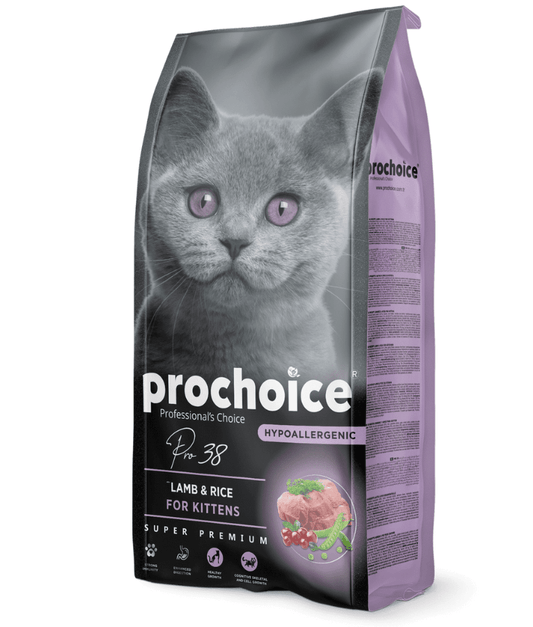 Prochoice - Pro 38 Lamb & Rice For Kittens 2kg