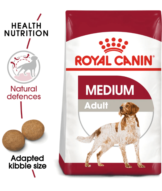 Royal Canin - Medium Adult Dry Dog Food 4kg - 15kg