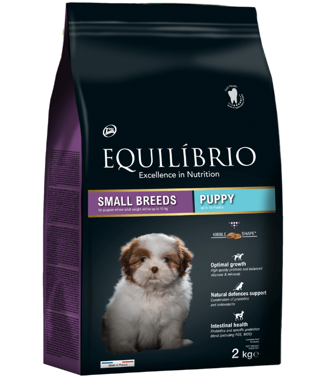 Equilibrio - Small Breed, Puppy Dog Dry Food, With Chicken - 2kg, 7.5kg
