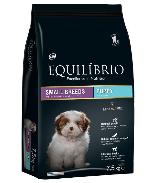 Equilibrio - Small Breed, Puppy Dog Dry Food, With Chicken - 2kg, 7.5kg