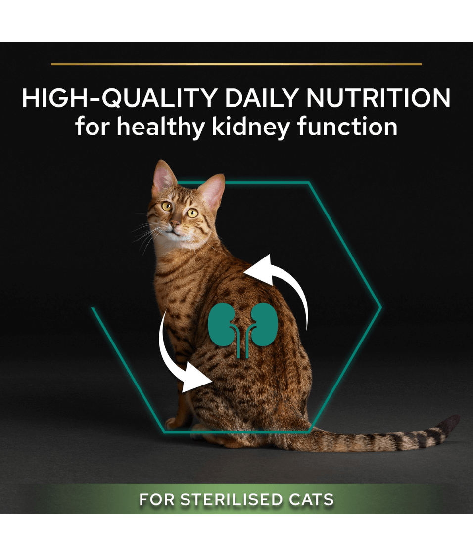 Purina - Pro Plan, Renal Plus With Salmon, Sterilised Adult Dry Cat Food - 3kg - 10kg
